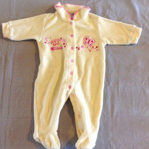 Used Girls Yellow Onesie 3 months
